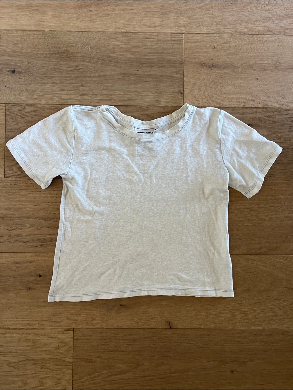 Jungmaven Loma Short Sleeve White Crewneck Tee